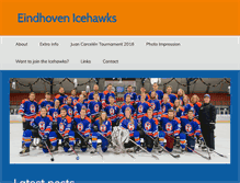 Tablet Screenshot of icehawks.nl